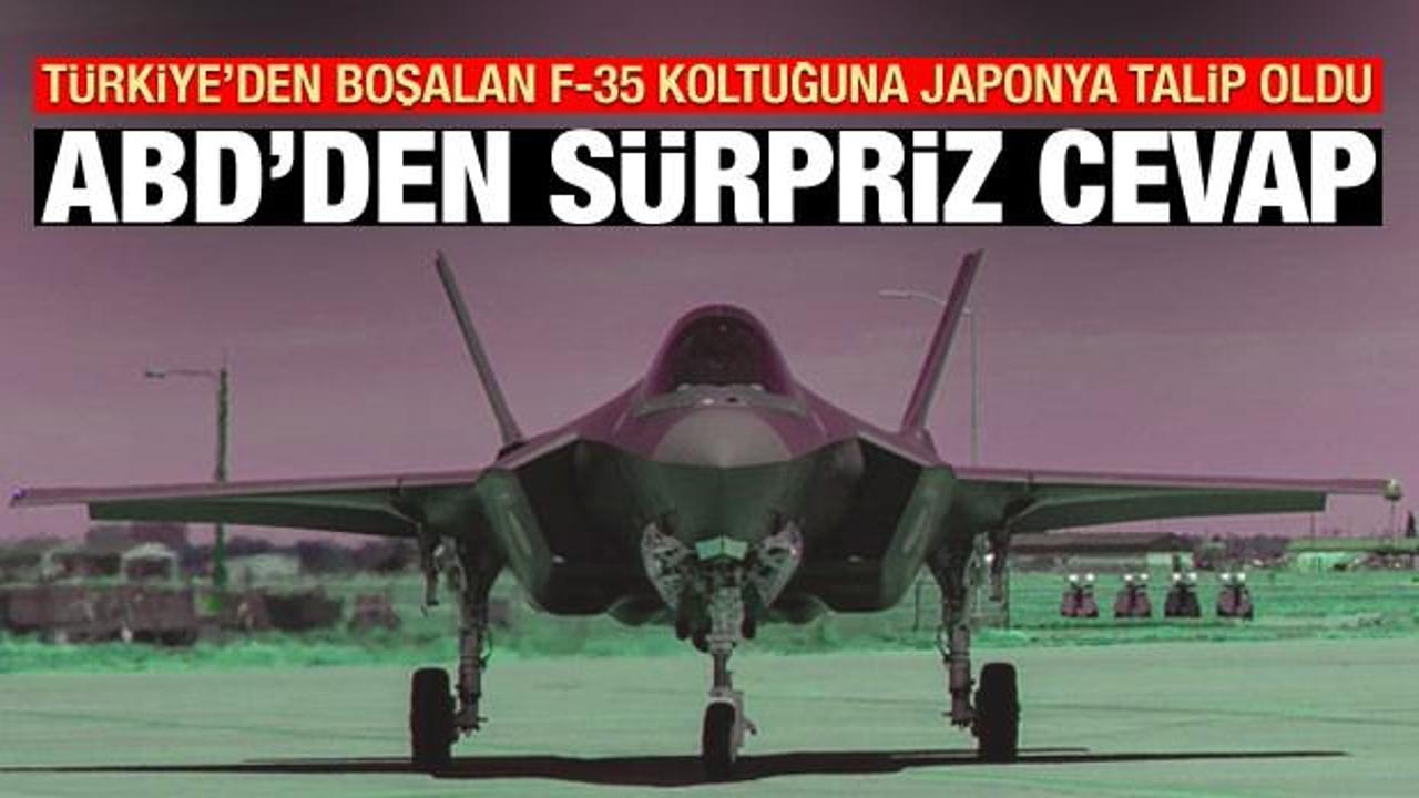 Türkiye çıkarılınca Japonya talip oldu! ABD'den sürpriz F-35 cevabı