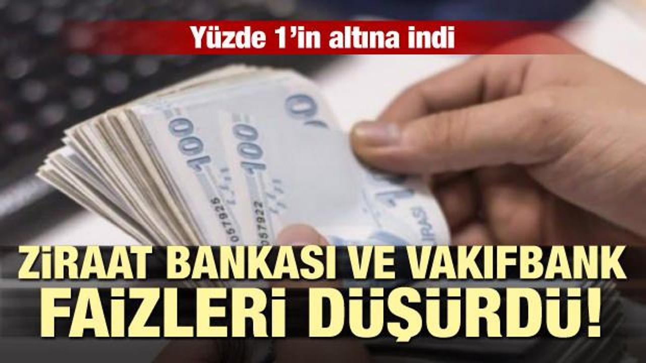 Ziraat Bankası ve VakıfBank konut kredisi faizlerini düşürdü