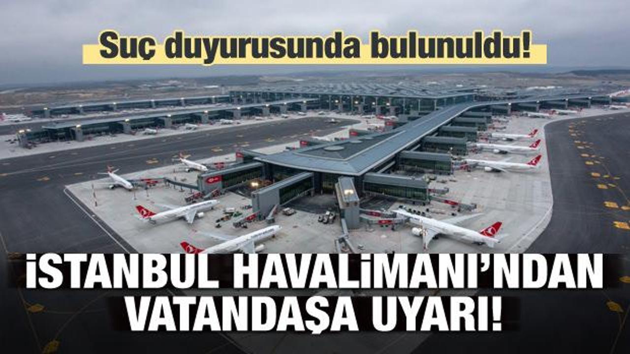 İstanbul Havalimanı'ndan 'iş ilanı' uyarısı