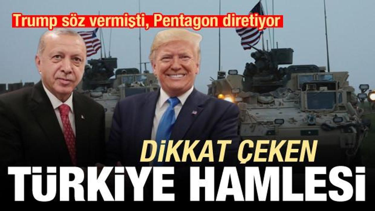 Trump söz verdi, Pentagon ayak sürüyor! Dikkat çeken Türkiye hamlesi