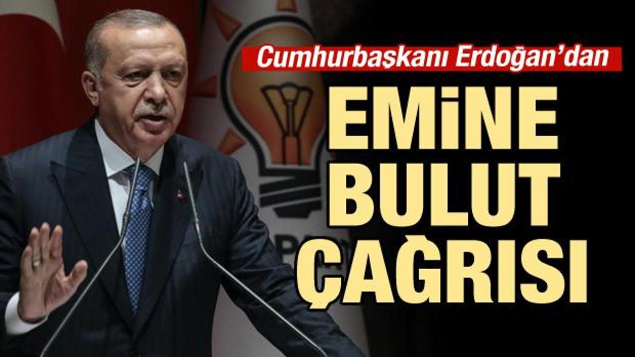 Cumhurbaşkanı Erdoğan'dan Emine Bulut çağrısı