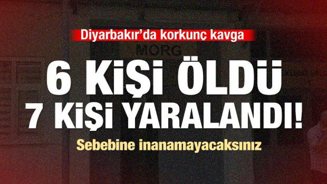 Diyarbakır'da korkunç kavga: 6 ölü, 7 yaralı!