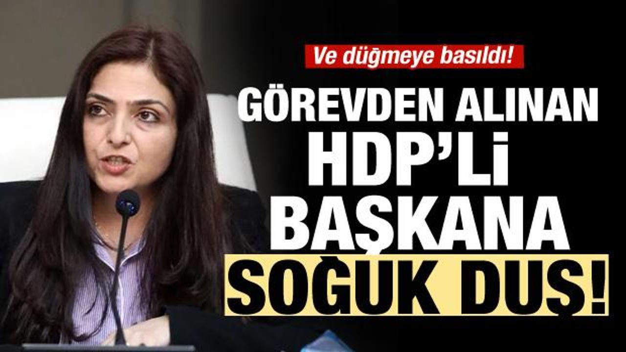 Görevden uzaklaştırılan HDP'li başkana soğuk duş!