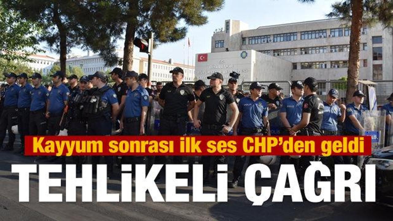 Kayyum sonrası HDP'den iç şavaş çağrısı! CHP'den destek
