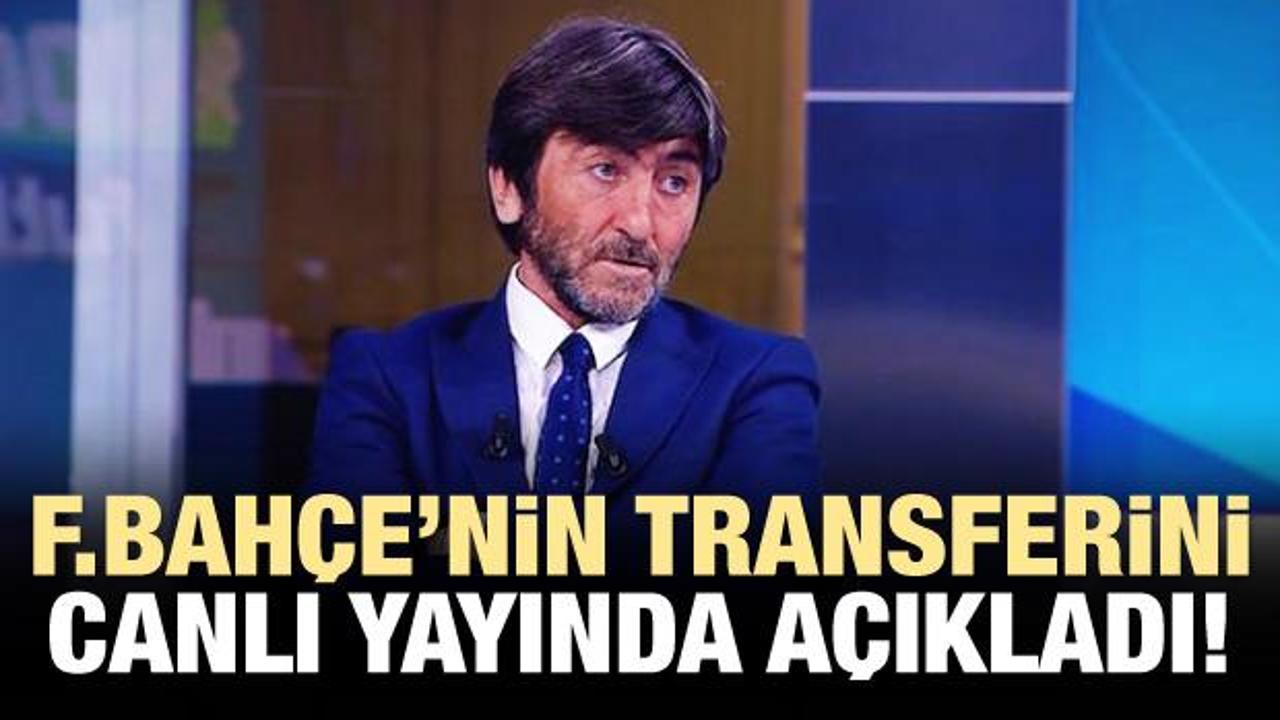 Rıdvan Dilmen, F.Bahçe'nin transferini duyurdu!
