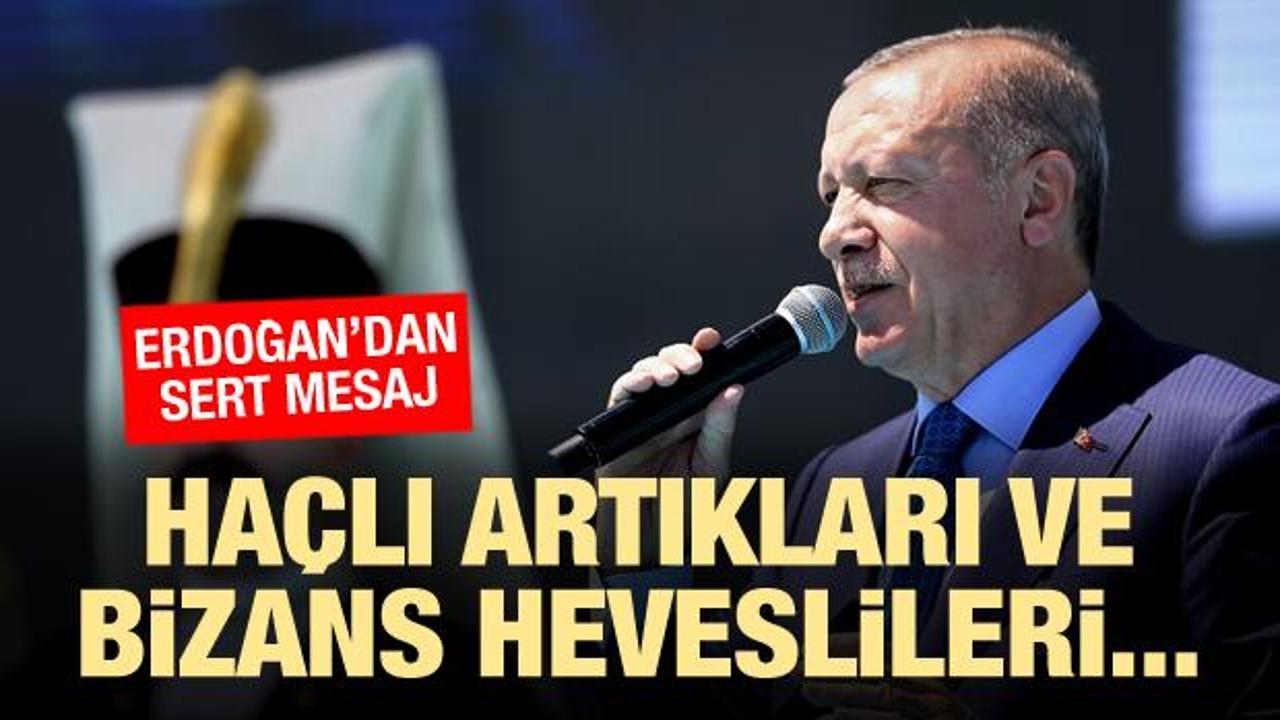 Cumhurbaşkanı Erdoğan'dan Ahlat'ta önemli mesaj