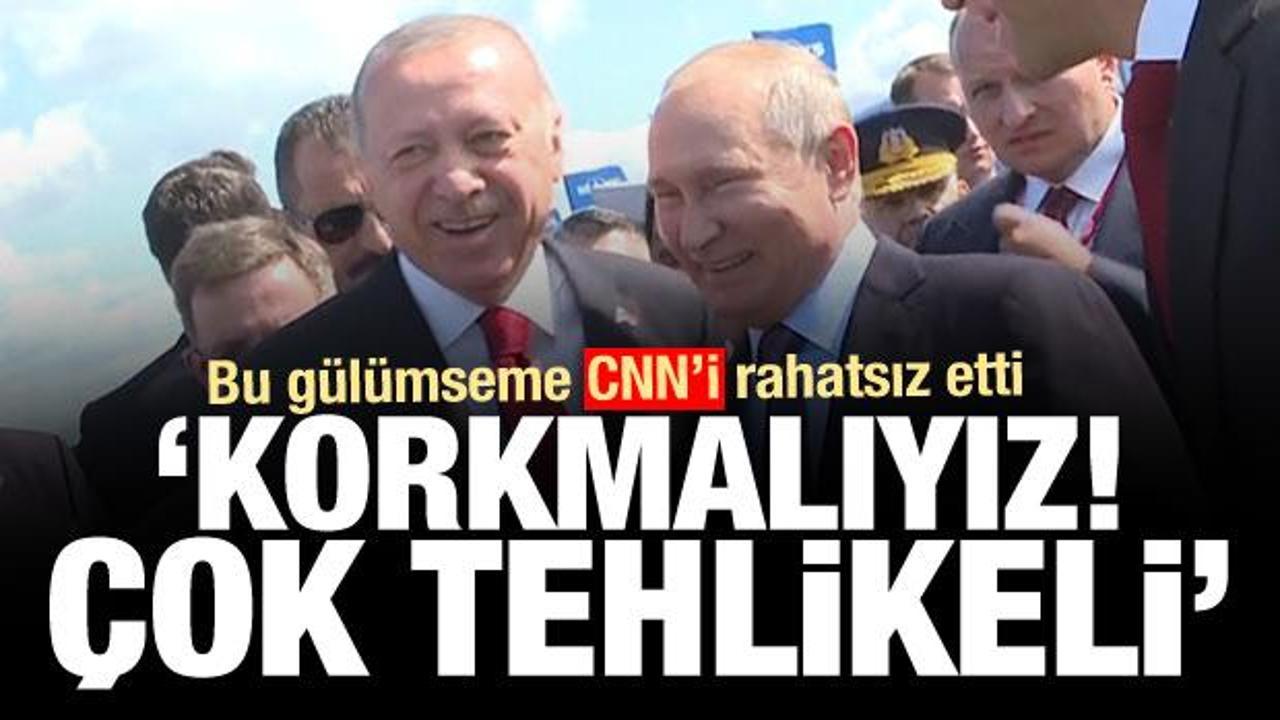 Erdoğan ile Putin'in gülüşü CNN'i korkuttu: Çok tehlikeli