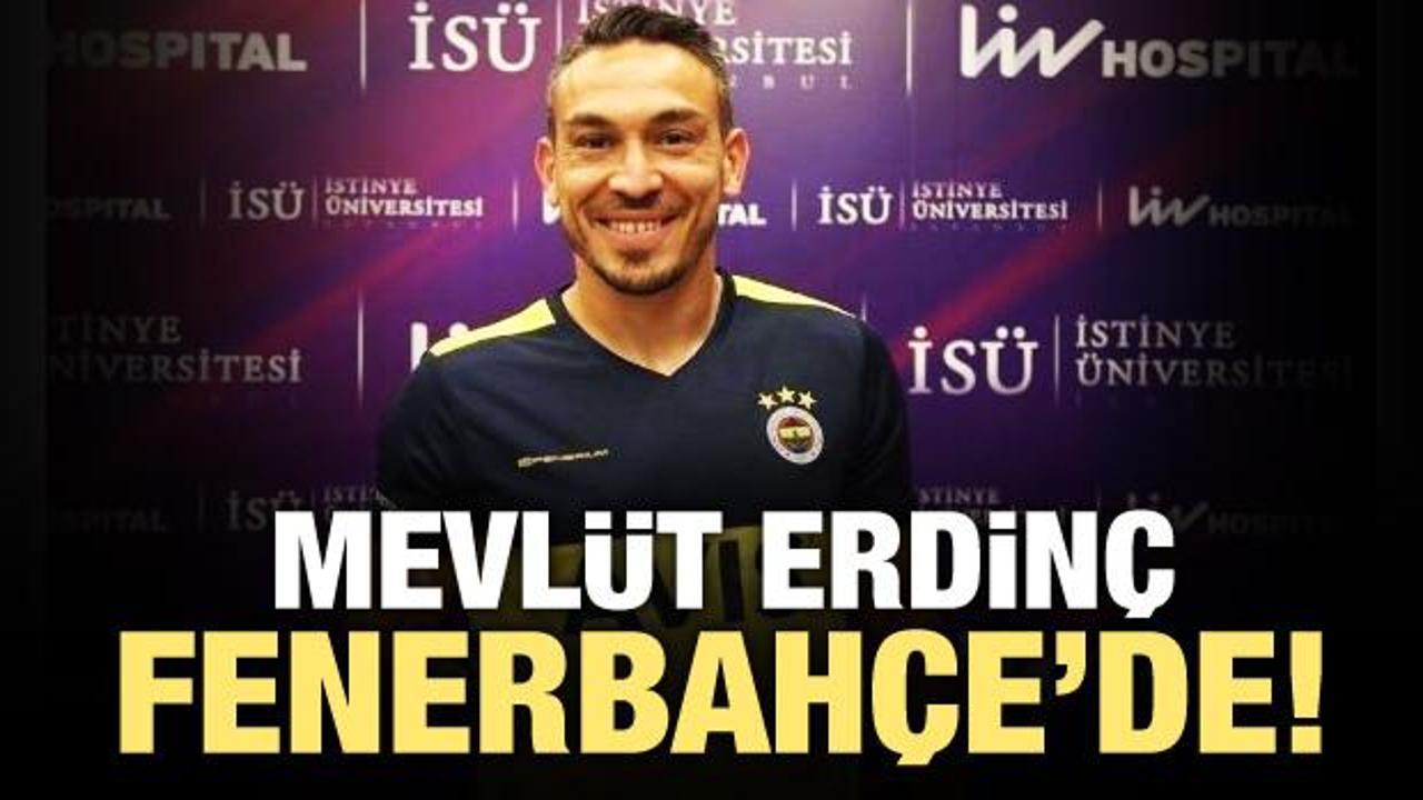  Mevlüt Erdinç resmen Fenerbahçe'de!