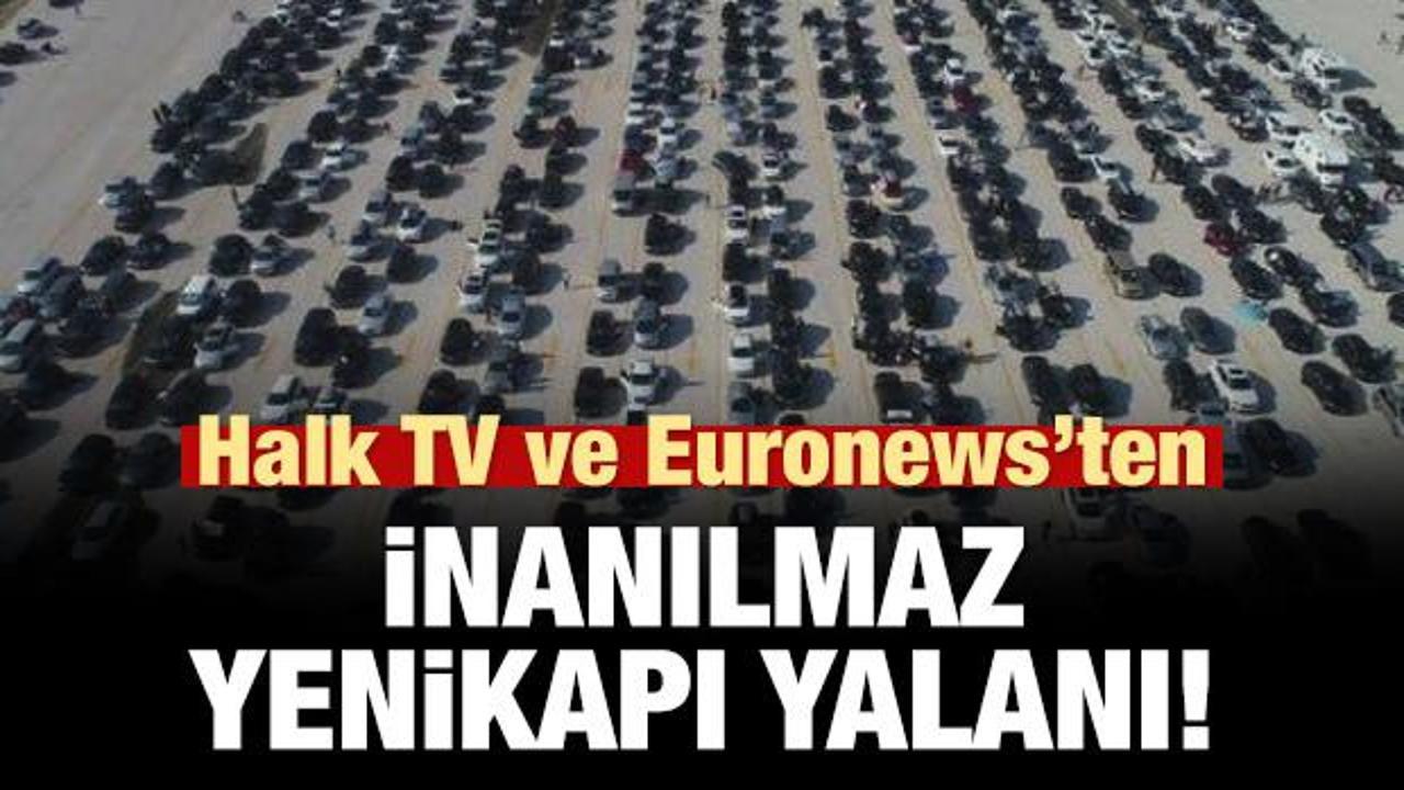 Euronews ve Halk TV'den inanılmaz Yenikapı yalanı!