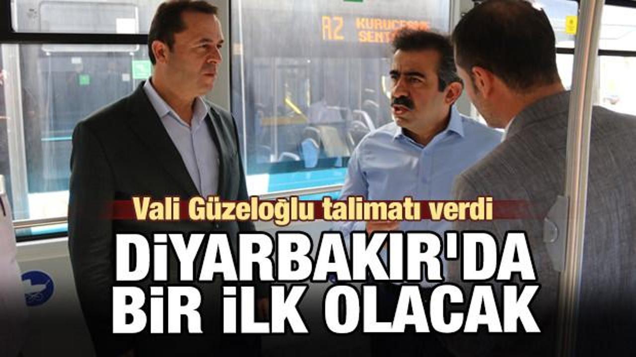 Vali Güzeloğlu talimatı verdi: Diyarbakır'da bir ilk olacak