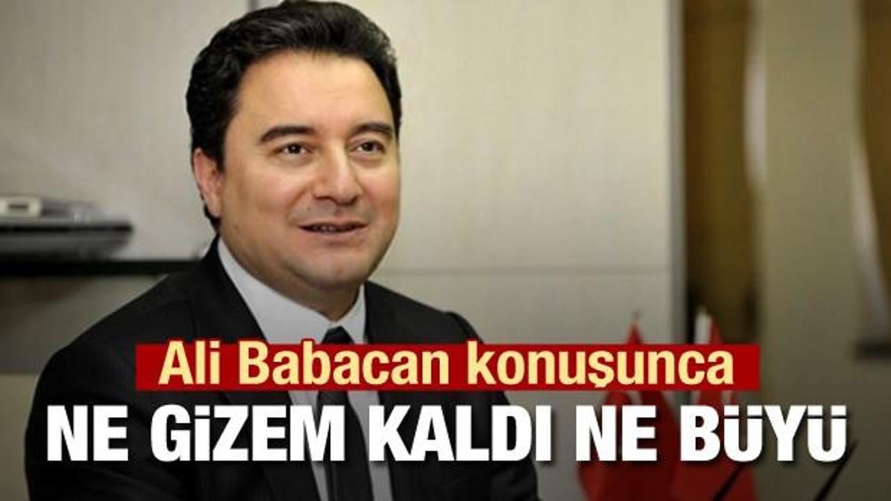Ahmet Hakan: Ali Babacan konuşunca ne gizem kaldı ne büyü