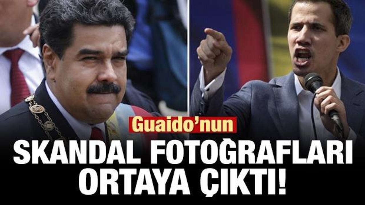 Guaido'nun skandal fotoğrafları ortaya çıktı!