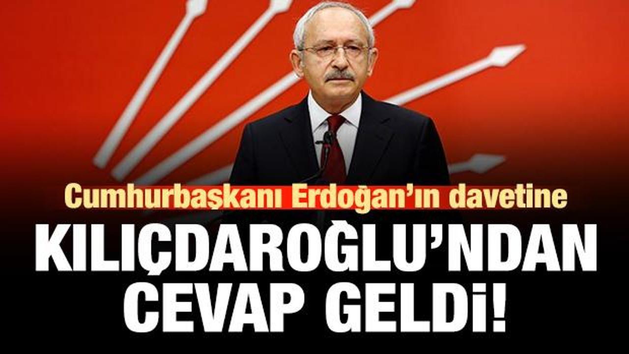 Kılıçdaroğlu'ndan Erdoğan'ın davetine cevap!