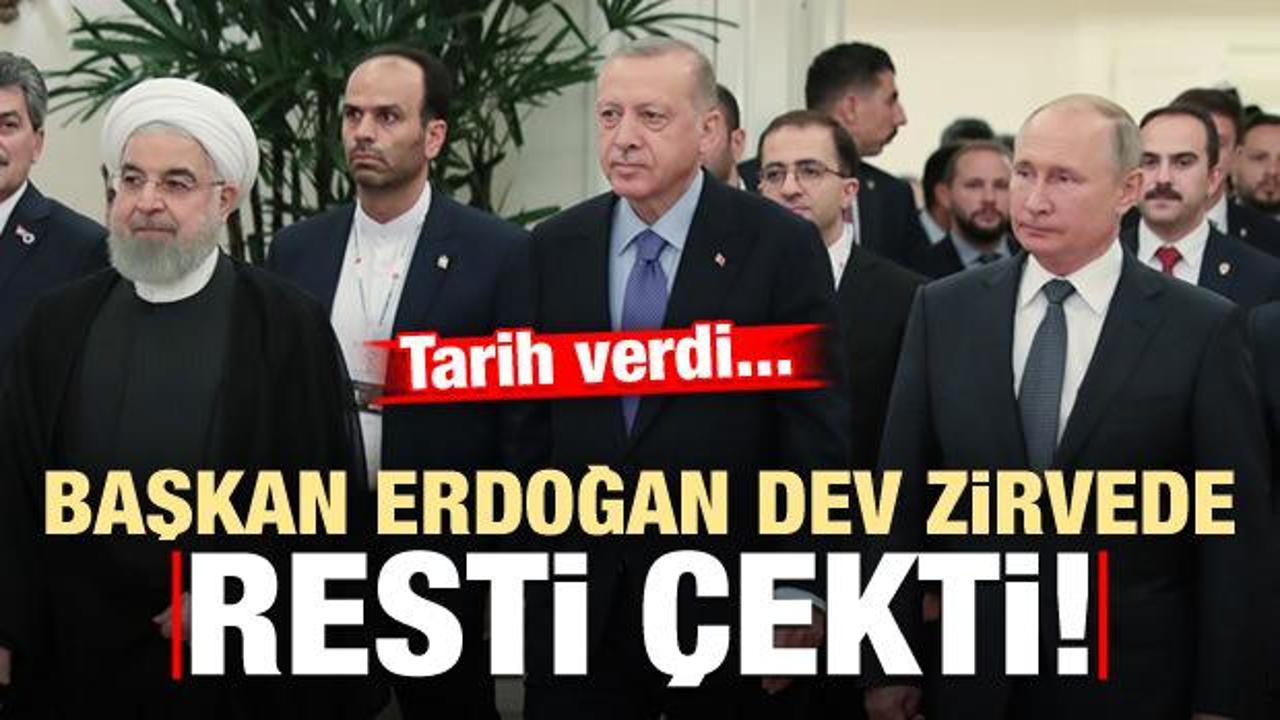 Başkan Erdoğan 3'lü zirvede resti çekti! Tarih verdi...