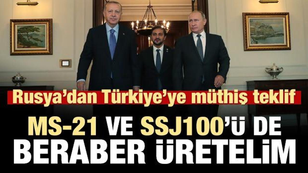 Rusya'dan Türkiye'ye müthiş teklif: MS-21 ve SSJ100'ü beraber üretelim