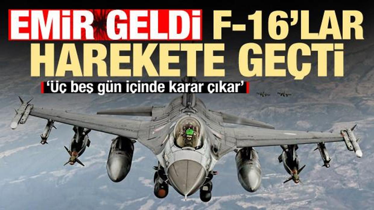 Erdoğan ABD'de! Emir geldi, Türk F-16'ları havalandı