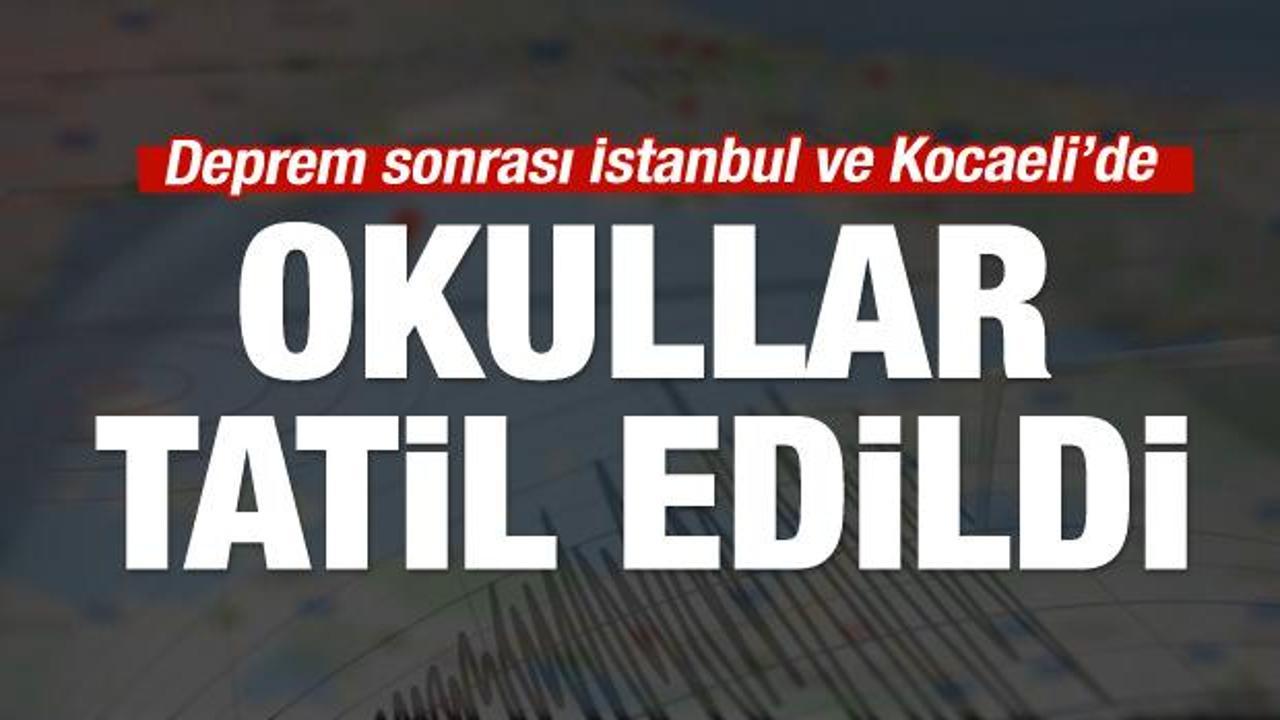 İstanbul ve Kocaeli'de okullar tatil edildi!