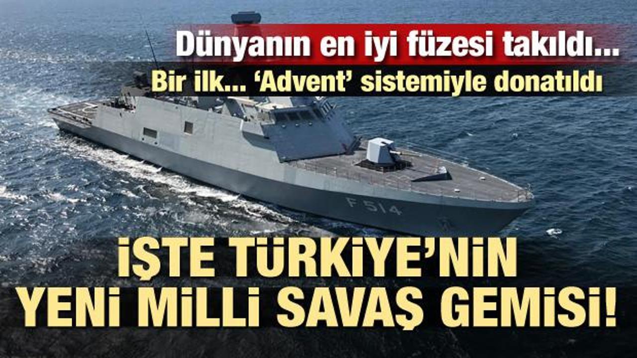 İşte Türkiye'nin yeni milli savaş gemisi! 