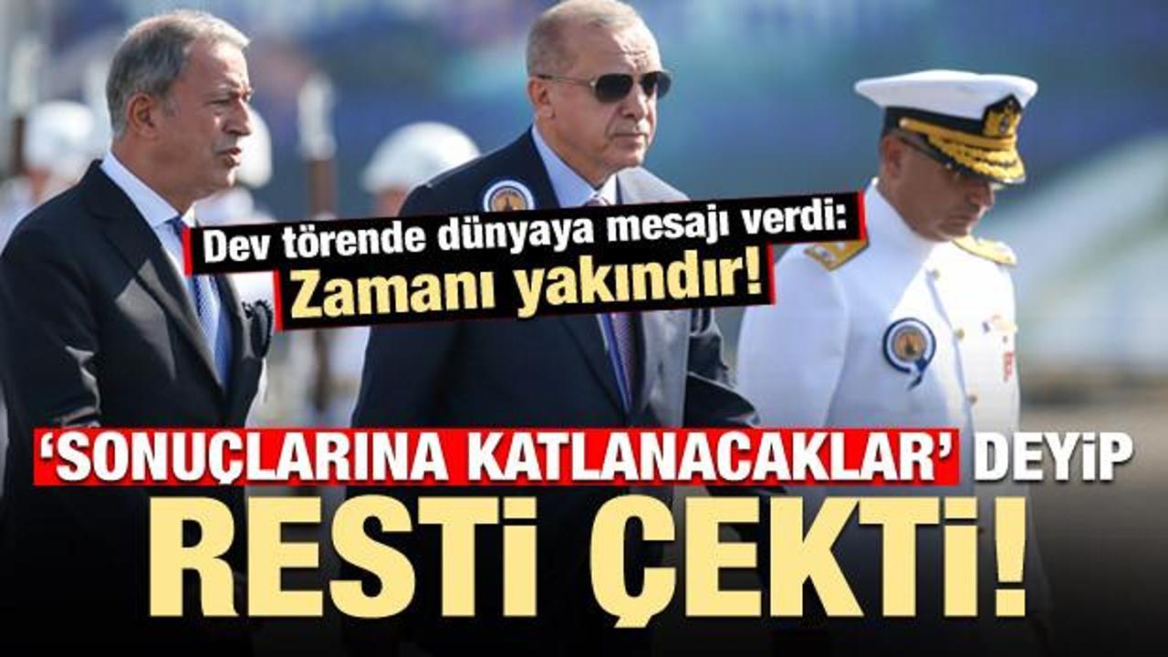 Erdoğan 'sonuçlarına katlanacaklar' deyip rest çekti