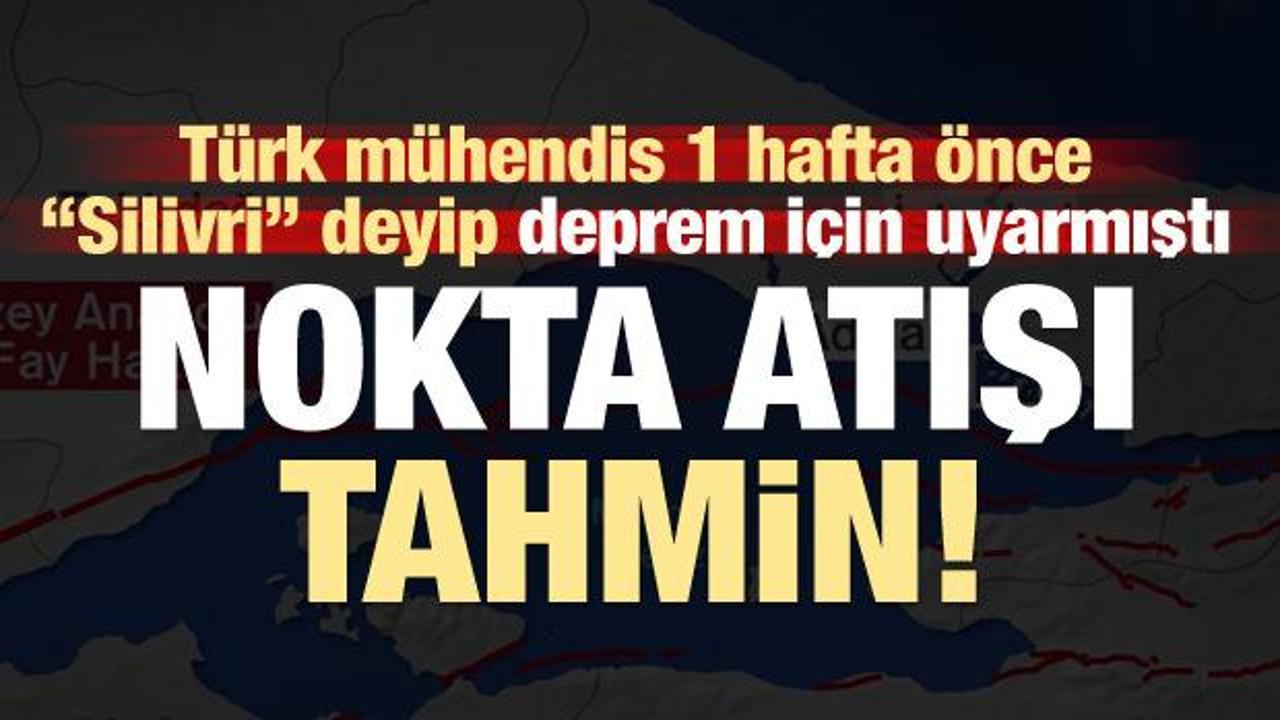 Türk mühendis 'Silivri' deyip uyarmıştı! Nokta atışı deprem tahmini...