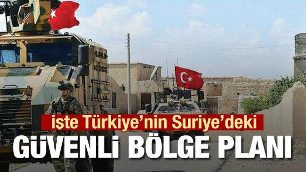 T&uuml;rkiye'nin Suriye'de g&uuml;venli b&ouml;lge planı ortaya &ccedil;ıktı