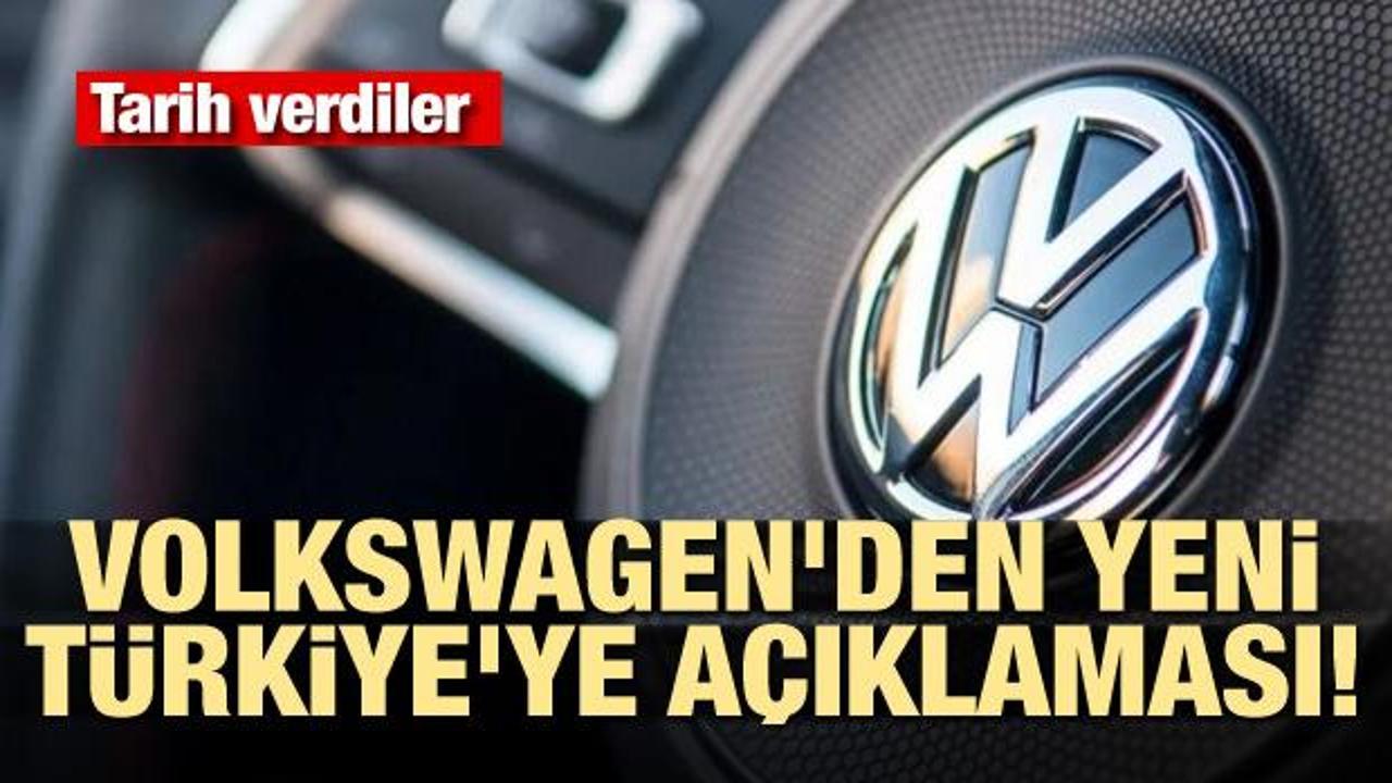 Volkswagen'den yeni T&uuml;rkiye'ye a&ccedil;ıklaması! Tarih verdiler