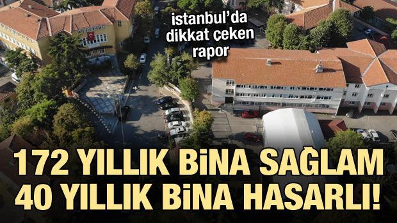172 yıllık bina sağlam, 40 yıllık bina çürük!