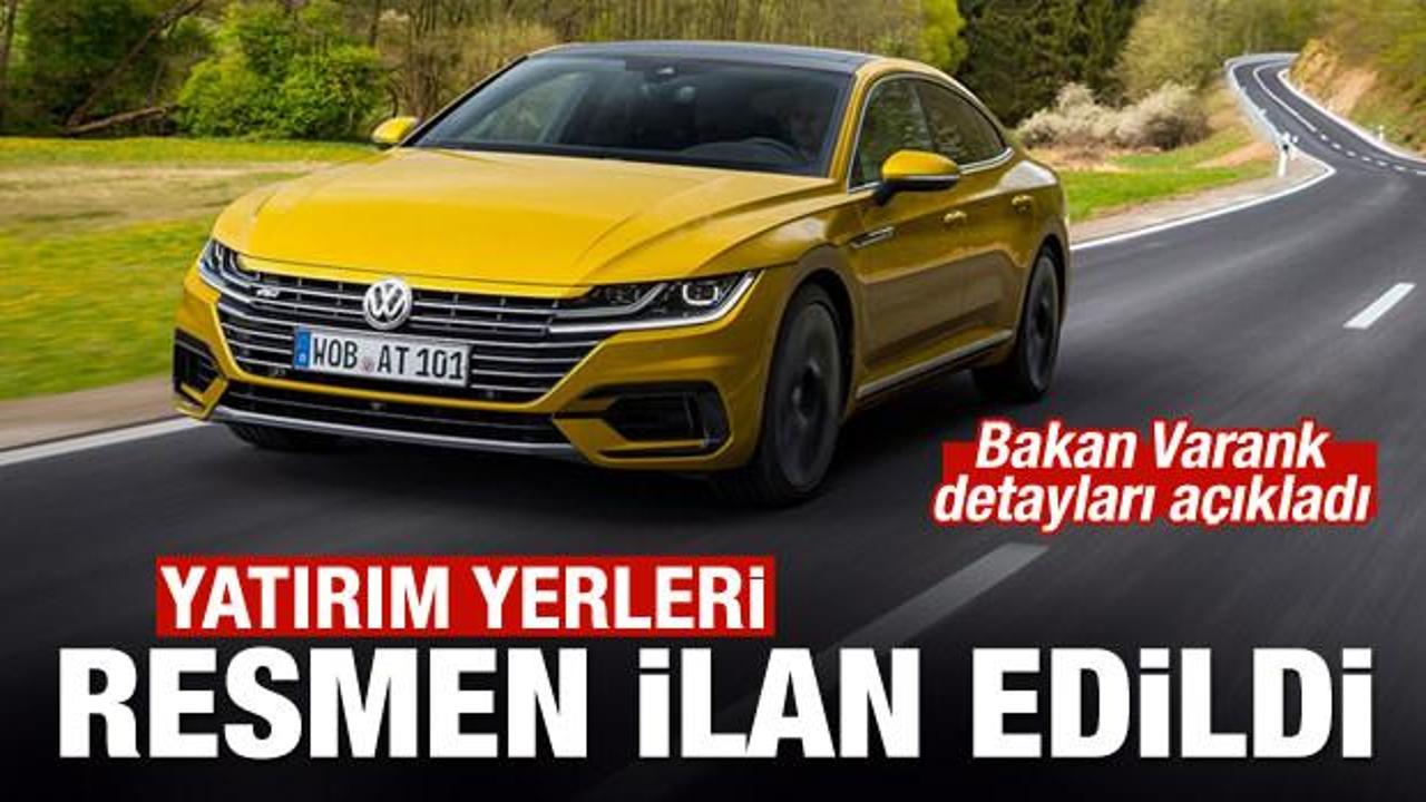 Bakan Varank'tan flaş 'Volkswagen' açıklaması