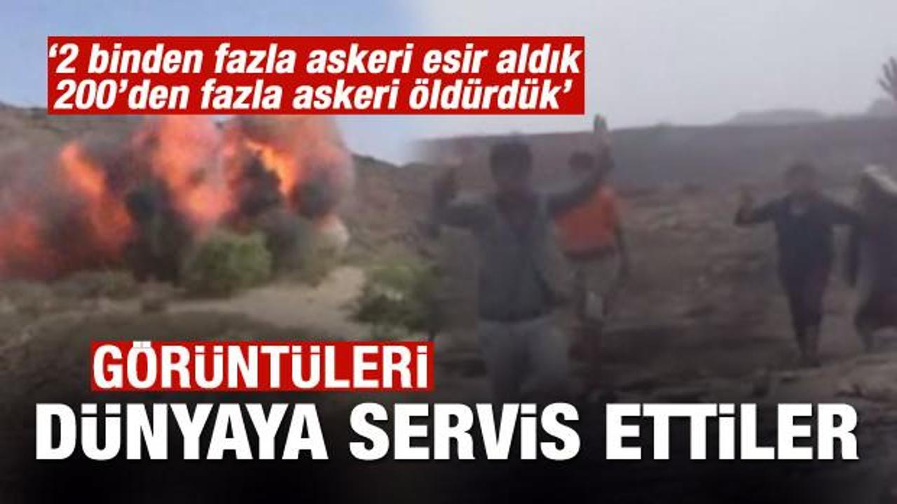 Esir aldıkları askerlerin g&ouml;r&uuml;nt&uuml;lerini yayınladılar