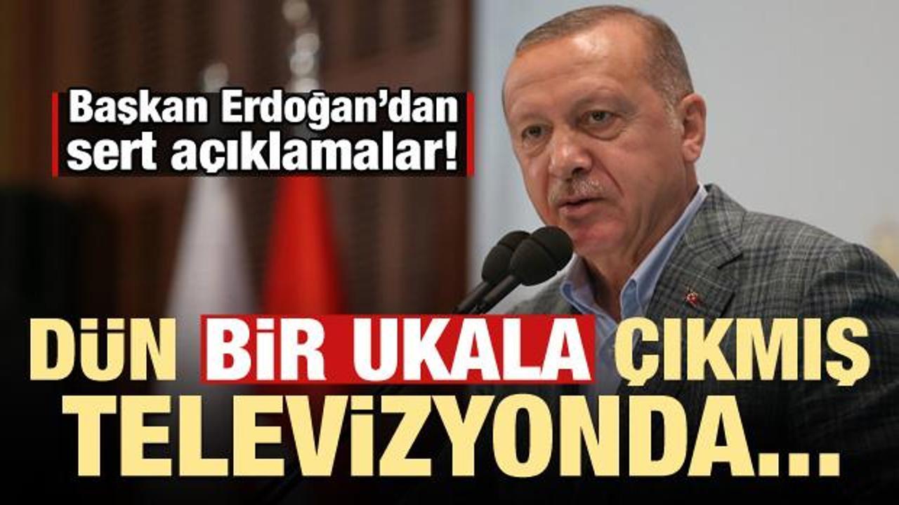 Erdoğan'dan sert sözler: Dün bir ukala çıkmış...