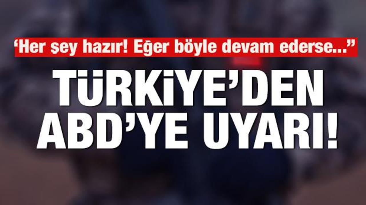 Türkiye'den ABD'ye 'Güvenli Bölge' resti: Hazırlıklar tamam!