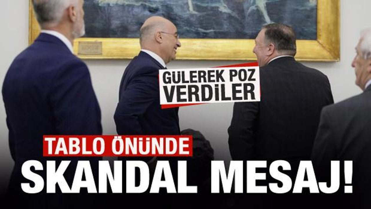 Yunanistan'da Türkiye'ye skandal mesaj!
