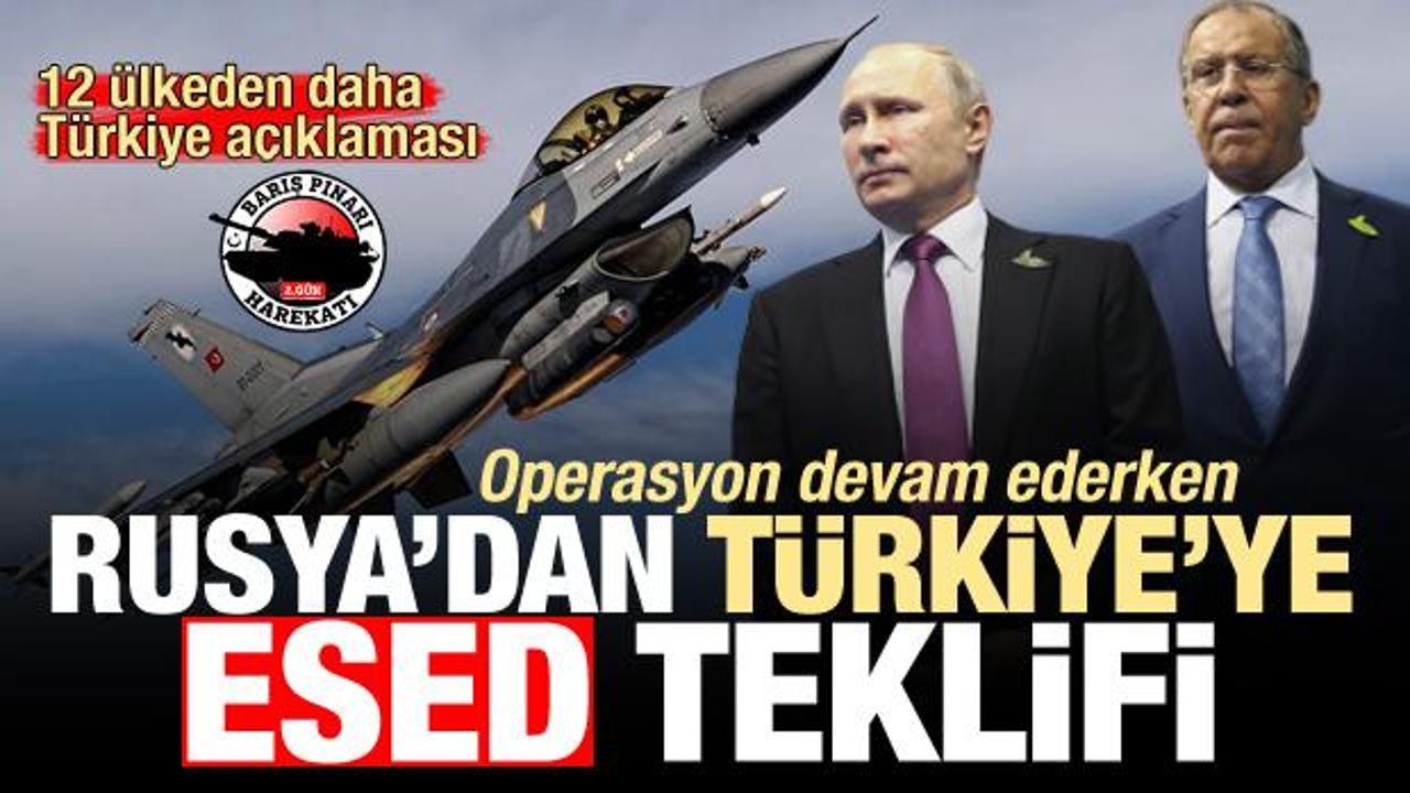 14 ülkeden operasyon açıklaması! Rusya'dan Türkiye'ye Esed teklifi