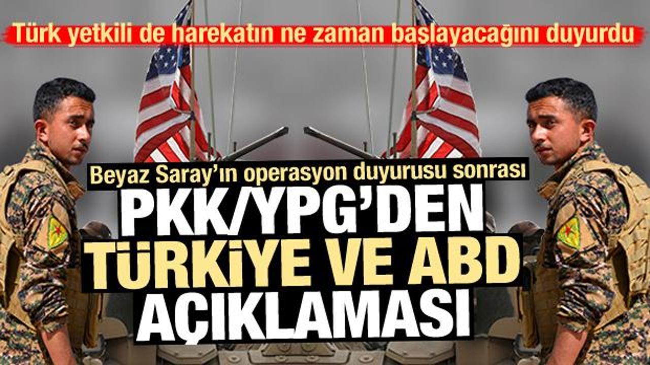 Köşeye sıkışan PKK/YPG'den Türkiye ve ABD açıklaması