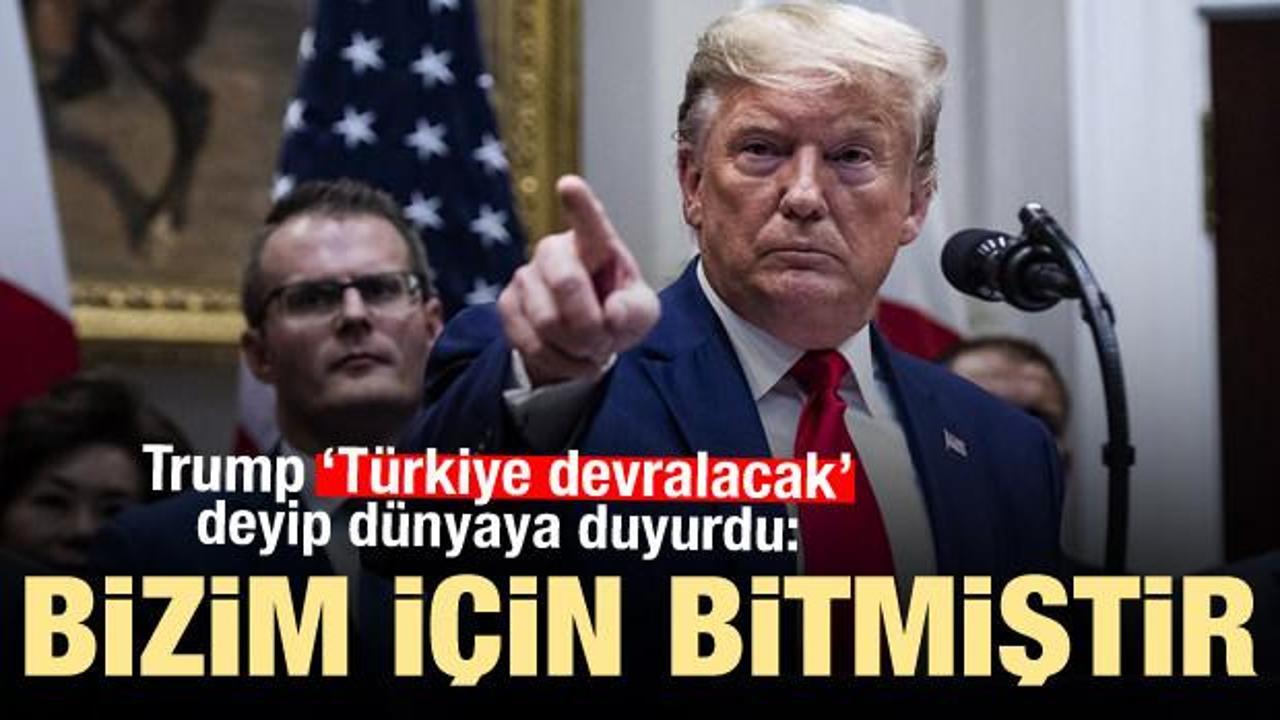 Son dakika Haberi: ABD Başkanı Trump'tan yeni Türkiye açıklaması