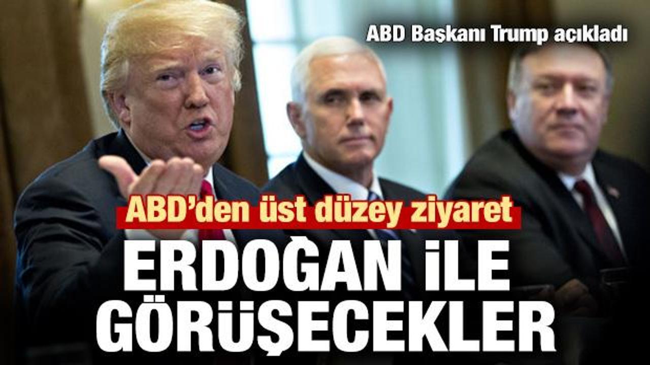 ABD'den üst düzey ziyaret: Erdoğan ile görüşecekler