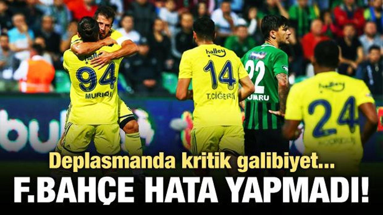 Fenerbahçe hata yapmadı!