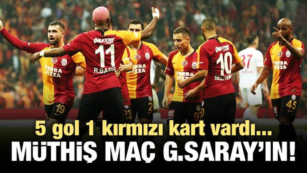 Müthiş maç Galatasaray'ın!