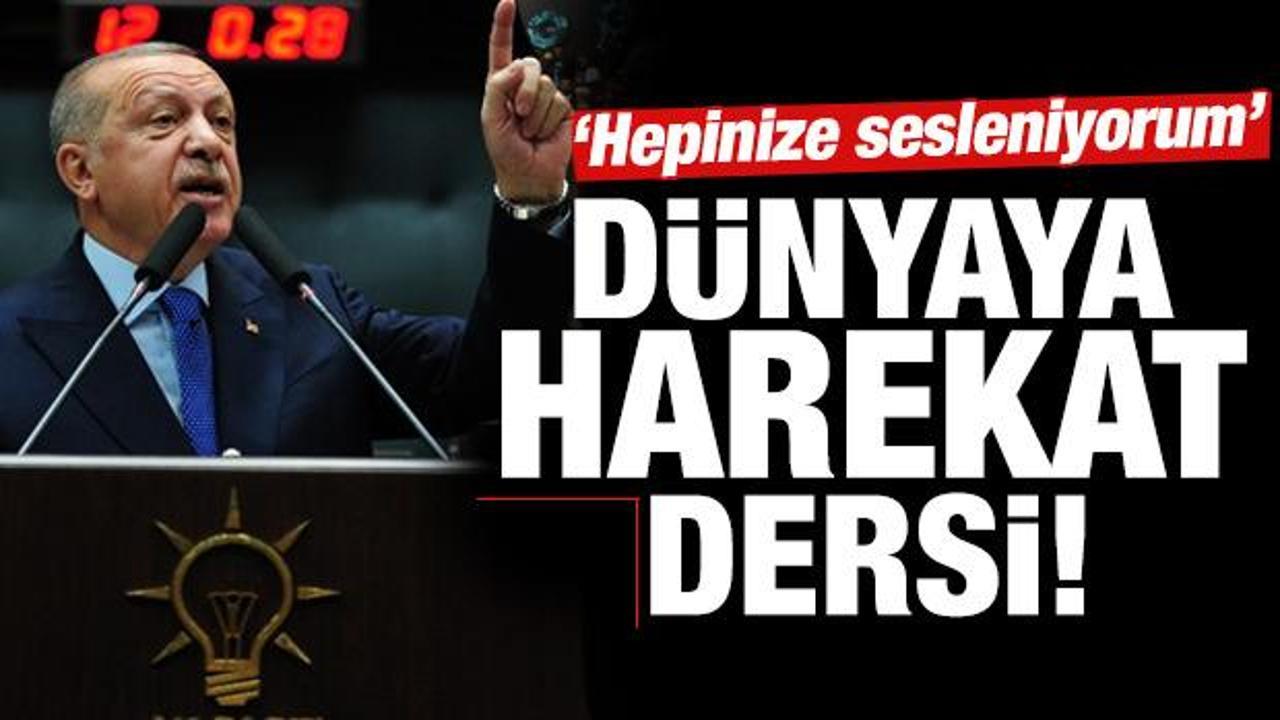 Erdoğan 'Hepinize sesleniyorum' diyerek resti çekti