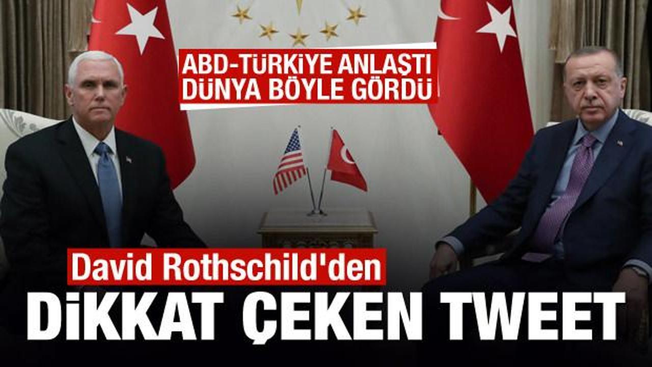 Türkiye-ABD zirvesi sonrası David Rothschild'den dikkat çeken tweet