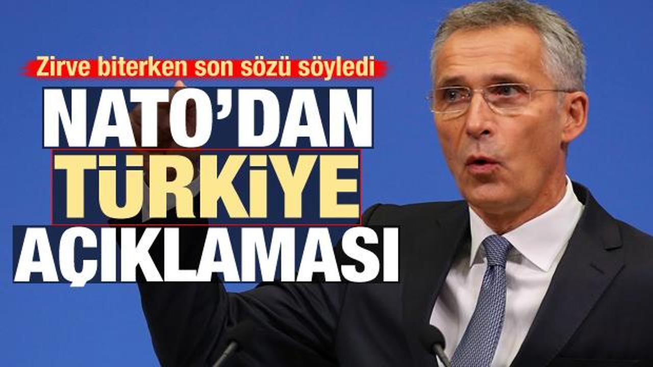 Zirve biterken son sözü söyledi! NATO'dan yeni Türkiye açıklaması