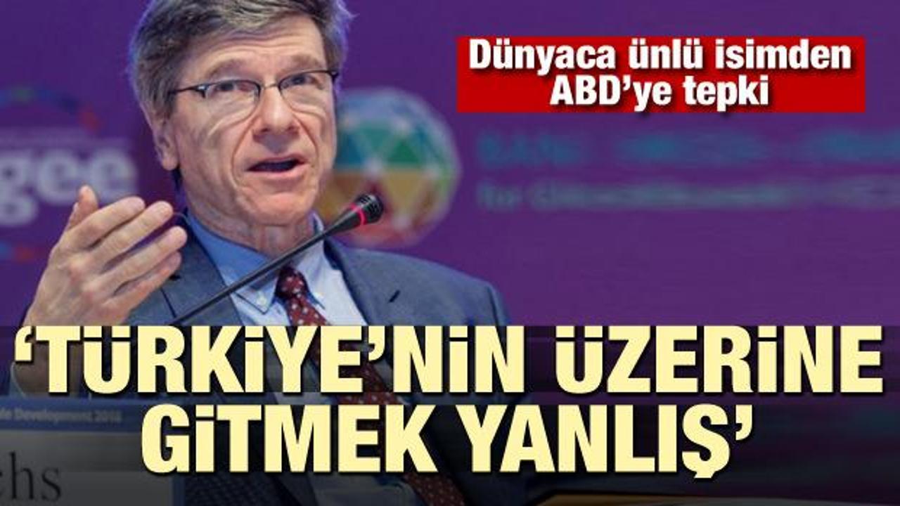 Dünyaca ünlü ekonomistten ABD'ye 'Türkiye' eleştirisi