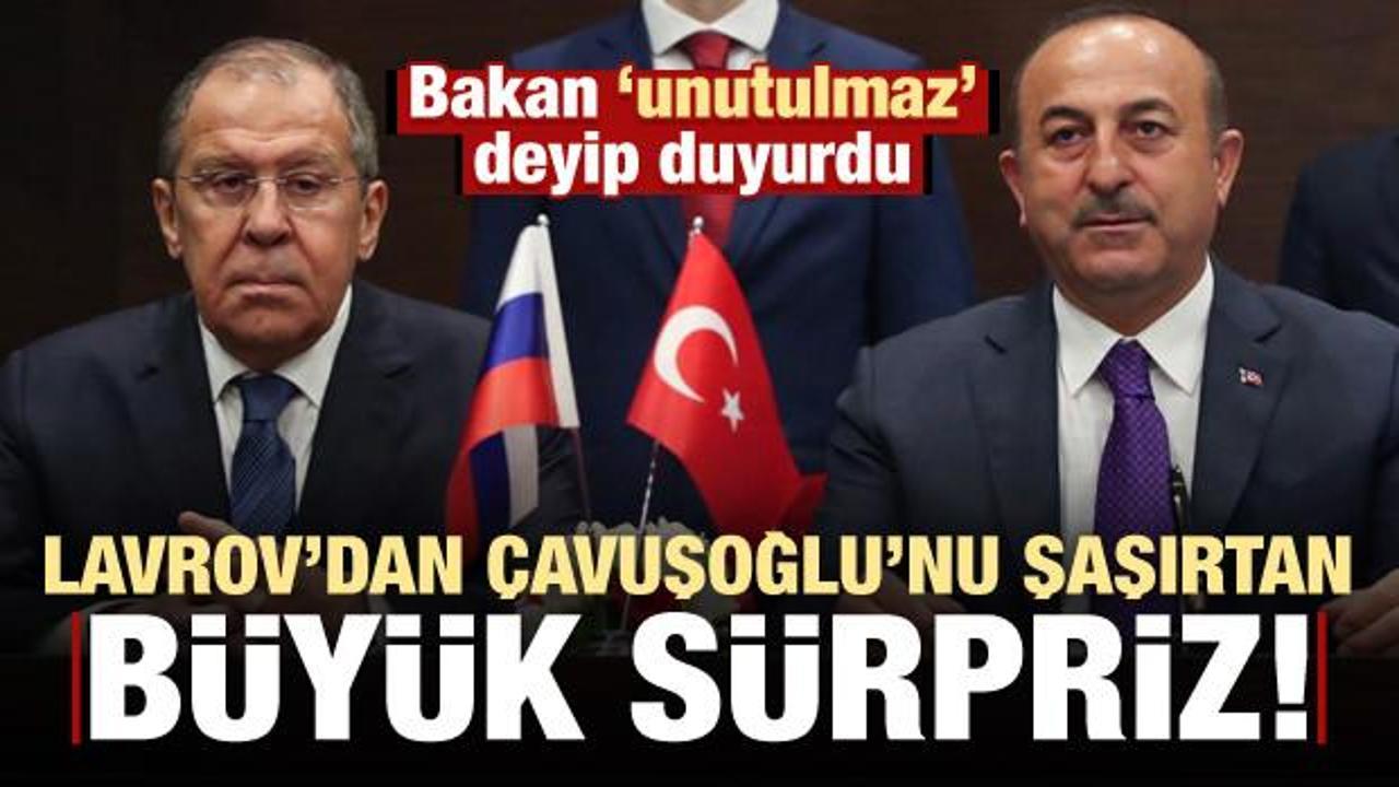 Lavrov'dan Çavuşoğlu'nu şaşırtan büyük sürpriz!