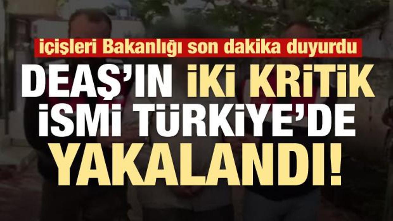 DEAŞ'ın kritik ismi Türkiye'de yakalandı! 