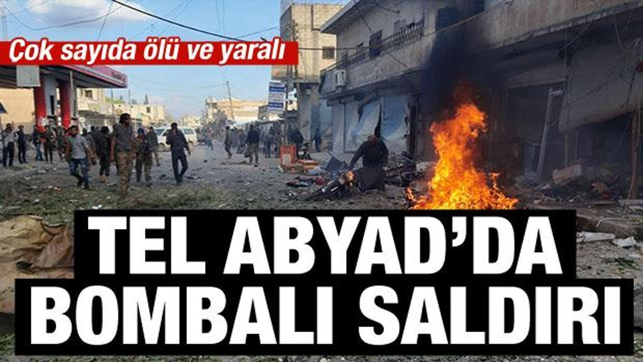 Son dakika: Tel Abyad’da bombalı saldırı