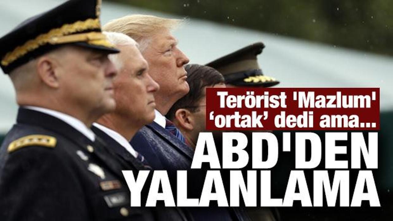 Terörist 'Mazlum'un 'ortak operasyon' açıklamasına ABD'den yalanlama 