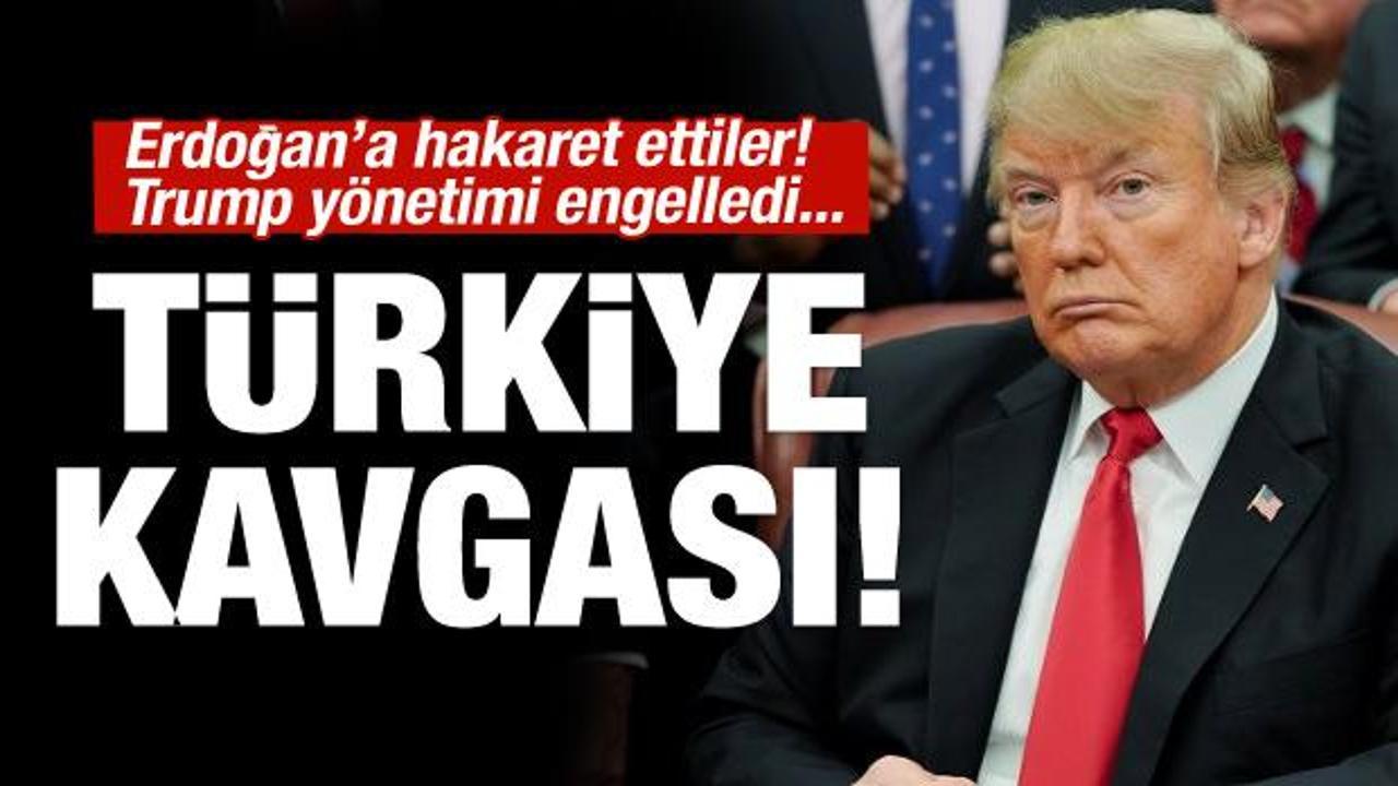 ABD'de Türkiye kavgası! Erdoğan'a hakaret ettiler