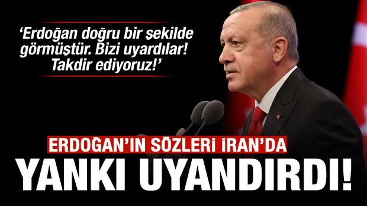Başkan Erdoğan'ın sözleri İran'da büyük yankı uyandırdı!