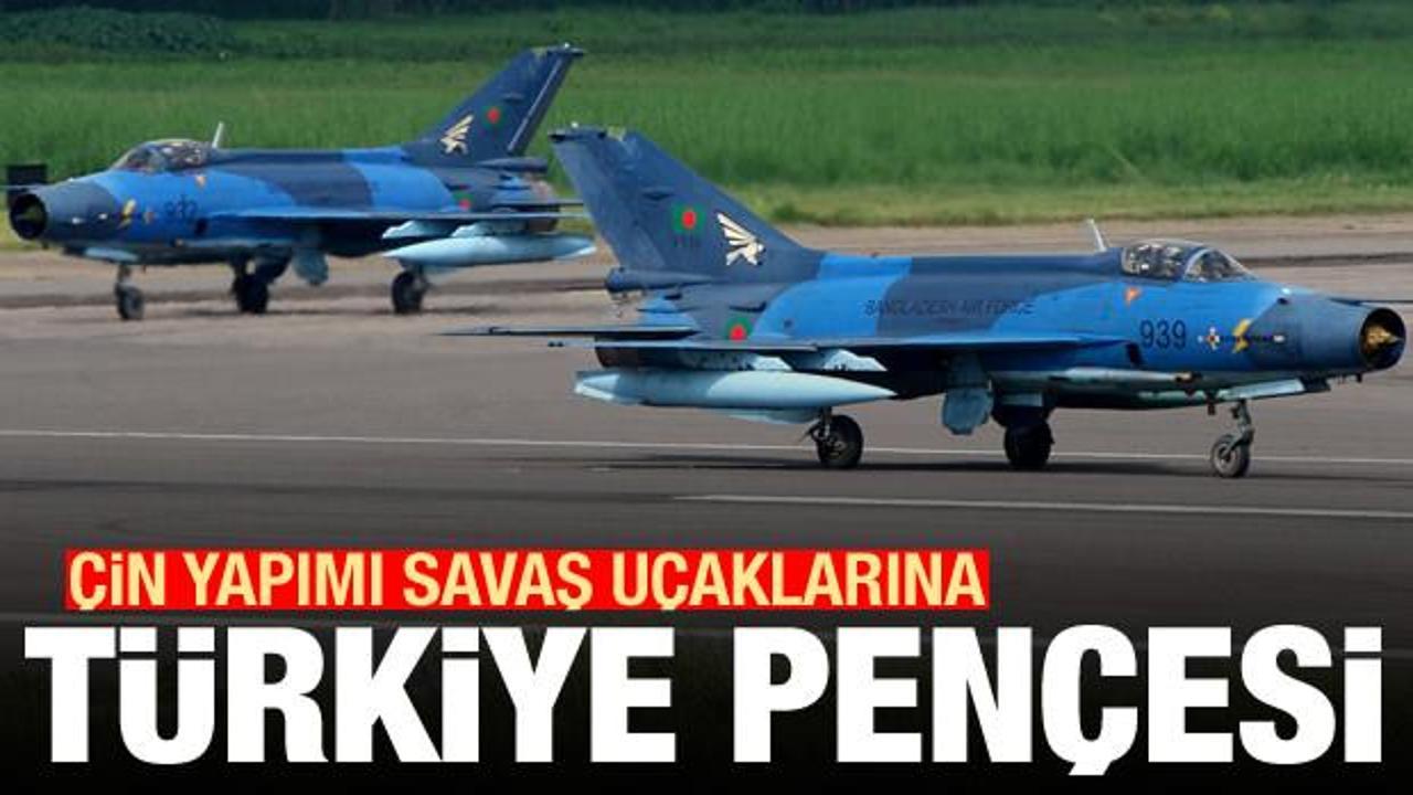 Çin üretimi savaş uçaklarına Türkiye pençesi