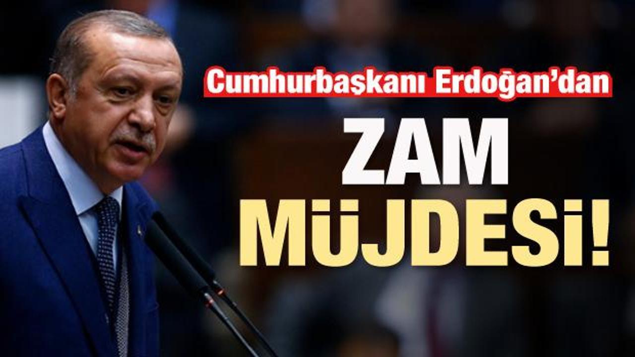 Erdoğan müjdeyi verdi: Yüzde 10 zam!